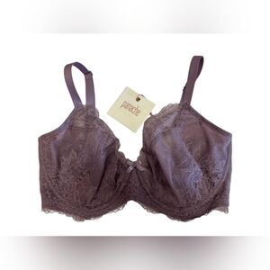 Panache NWT Plunge Ava Dusky Lilac Lace Bra Size 32F